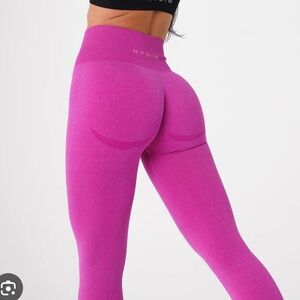 NVGTN Maui Pink Contour Seamless Leggings size XS